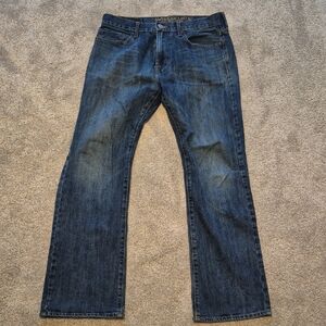 American Eagle Outfitters Dark Blue Straight Jeans
